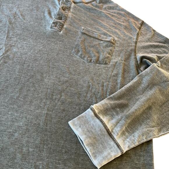 Redhead Co. quarter button down, crewneck, T-shirt, men's size 2 XL - Picture 4 of 9